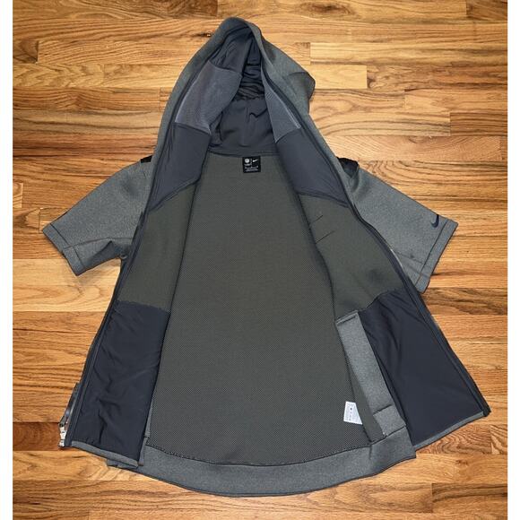 Chicago Bears Nike Sideline Showout S/S Gray Full Zip Hoodie Jacket Men's Med - Picture 11 of 12